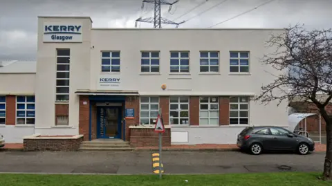 Google Exterior photos of Kerry Ingredients factory in Hillington 