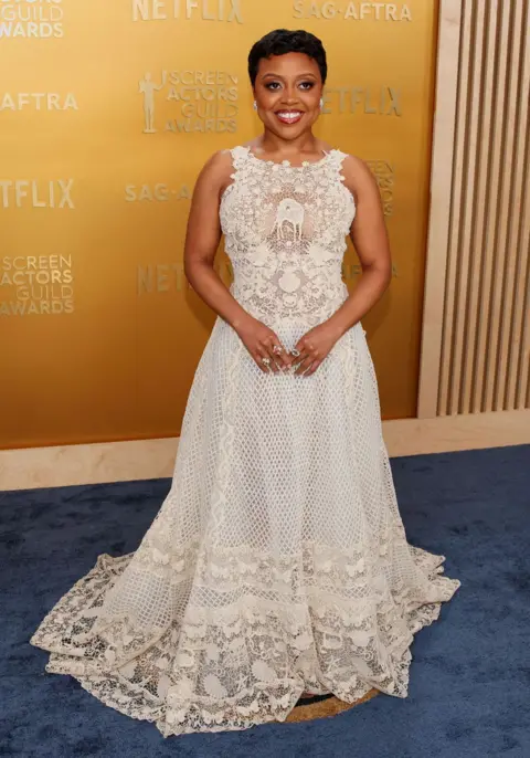 Reuters Quinta Brunson attends the 31st Annual Screen Actors Guild Awards at Shrine Auditorium and Expo Hall on February 23, 2025 in Los Angeles, California