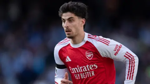 Kai Havertz playing for Arsenal