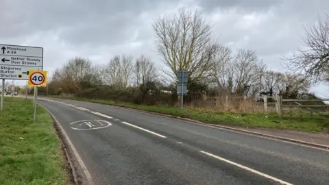 Daniel Mumby Planned site of homes and retail outlet on the A39 Long Cross