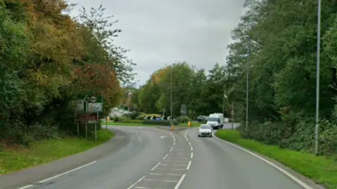 Google Streetview The A511 near Coalville