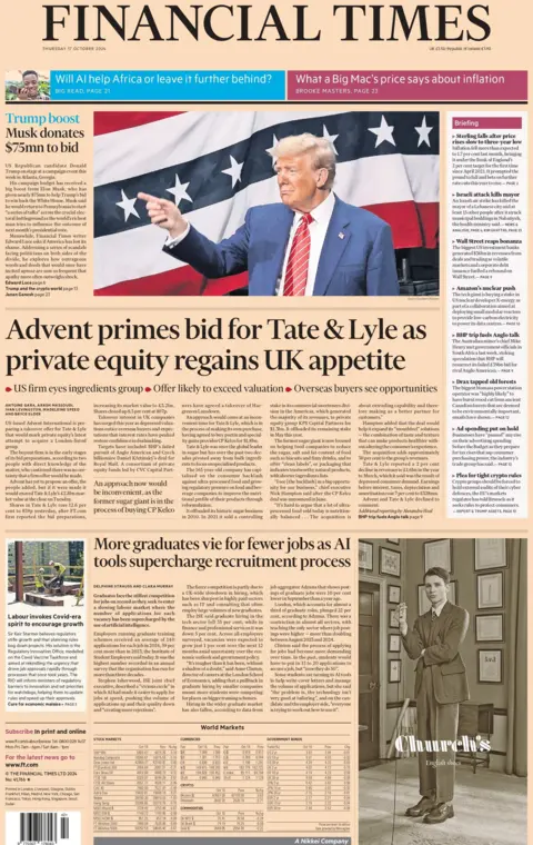 Financial Times Financial Times beforehand   page