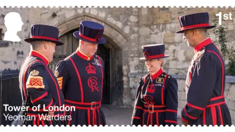 PA Media Yeoman Warders on a stamp