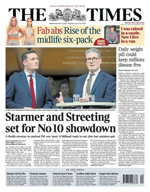 7981b9c0-4e49-11f1-b55d-0f258dce1735.jpg The Papers: 'Starmer and Streeting set for showdown' and 'Crisis? What crisis?'