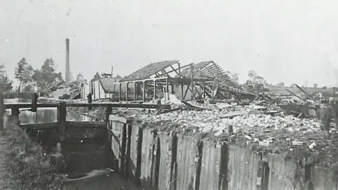 Suffolk Local History Group Site of the explosion in Stowmarket