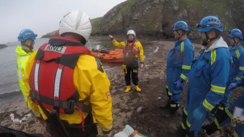 RNLI/Wendy Lorimer Lifeboat crew