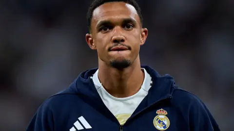 Trent Alexander-Arnold with a Real Madrid top on