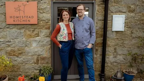 Cecily Fearnley (L) and Peter Neville (R) 