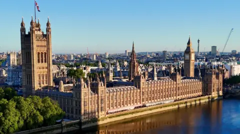 Reuters A drone view of the Palace of Westminster which houses Britain's parliamentt