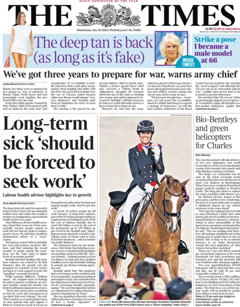  Long-term sick 'should be forced to seek work'