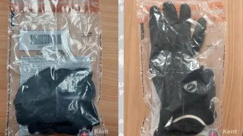 Balaclavas and gloves were among items seized by police