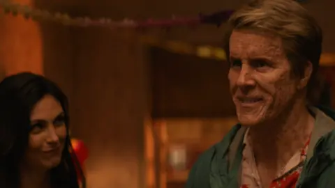 Disney Ryan Reynolds and Morena Baccarin in Deadpool & Wolverine