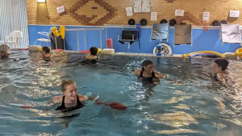 Worcestershire Acute Hospitals NHS Trust A group of women in a swimming pool