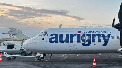 Serious Aurigny plane incident