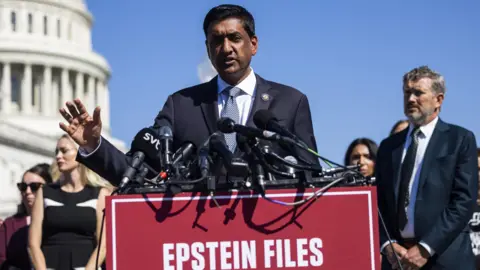 EPA Congressman Ro Khanna outside the US Congress
