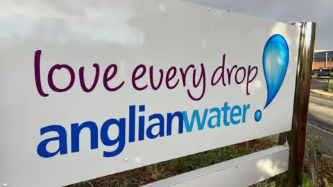 Anglian Water sign 