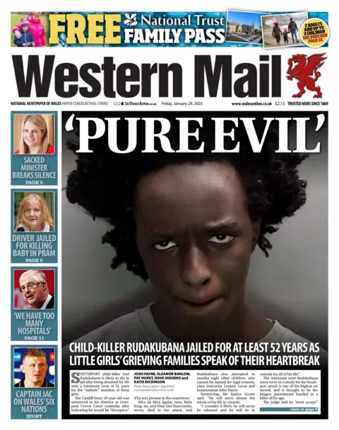 Western Mail Western Mail front page