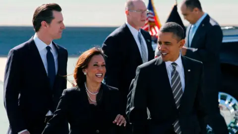 Getty Images Kamala Harris and Barack Obama