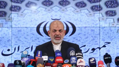 Reuters Ahmad Vahidi speaks during a press conference after the parliamentary elections in Tehran, Iran, March 4, 2024
