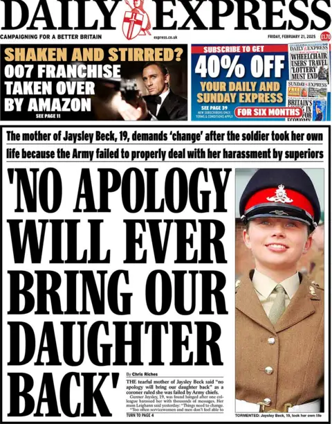  'No apology will ever bring our daughter back'