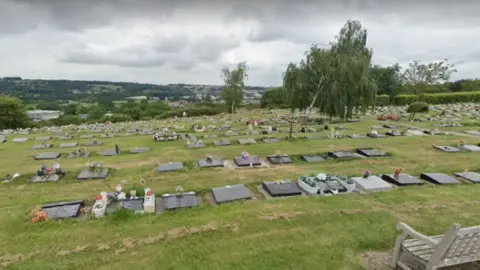 Google Image shows the current South Bristol Cemetery and Crematorium grounds 