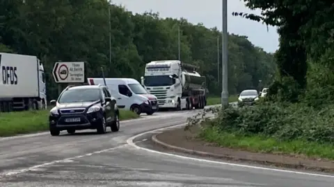 The A17 at Terrington St Clement