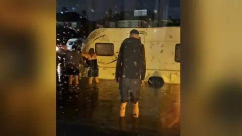 Paul Linford Flooded campsite