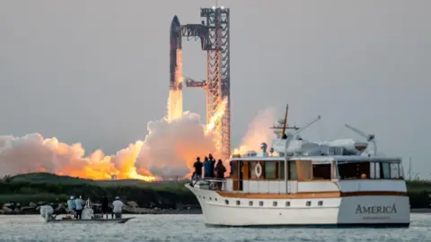 Getty Images A SpaceX launch in October 2024