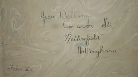 Ateeq Ahmed The inscription inside a diary, owned by a Netherfield resident, was written in the 1940s.
