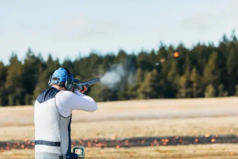 clay pigeon shooting