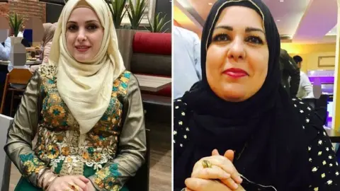 Family Raneem Oudeh and her mother Khaola Saleem 