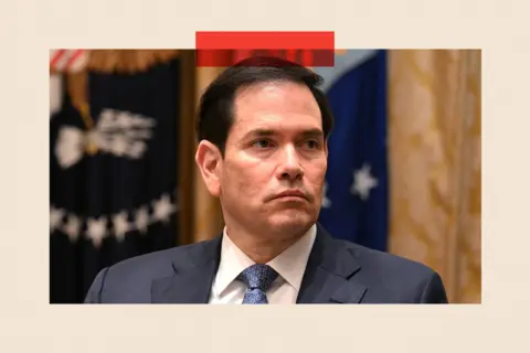Getty Images A close up shot of Marco Rubio