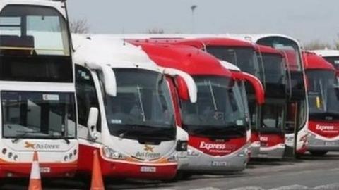 Bus Éireann buses 
