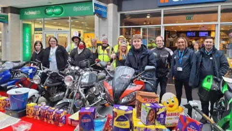 Byron Place Donated Easter eggs