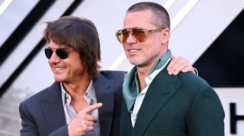 Getty Images Tom Cruise and Brad Pitt