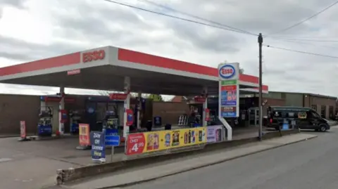 Google A Google streetview image of an Esso petrol station in Normanton, Wakefield.