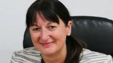 Caerphilly council former chief executive Christina Harrhy had been absent from work since November 2021.