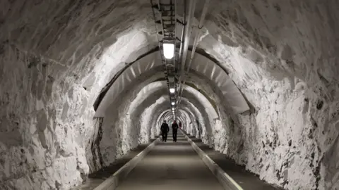 Tunnel leading to secret military headquarters in Norwegian mountain