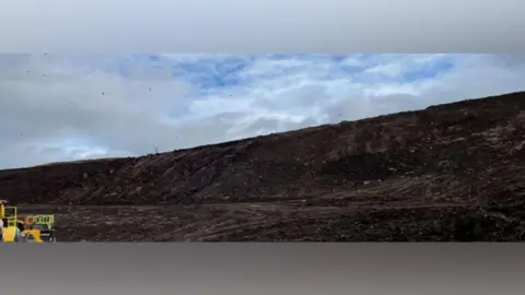 EA Image of the landfill after the flank was realigned