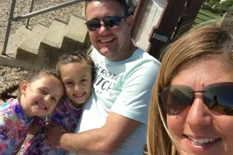 Leavey family Brooke's sister, Amelia, Brooke, Dan and Lisa