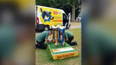 Heart of Kent Hospice One of the destroyed sheep