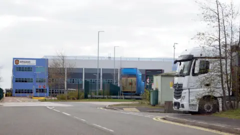 Cannock Chase District Council Amazon fulfilment centre in Rugeley