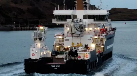 Pole Star ship on the water