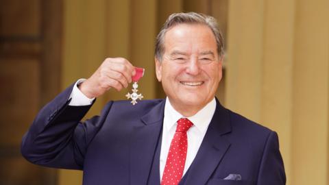 Jeff Stelling after receiving his MBE