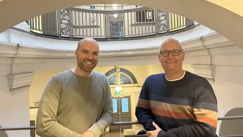 Jasmine Lowe/ BBC Paddy Start and Carl Wheatley