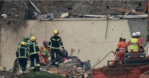 PA Media explosion at Haut du Mont