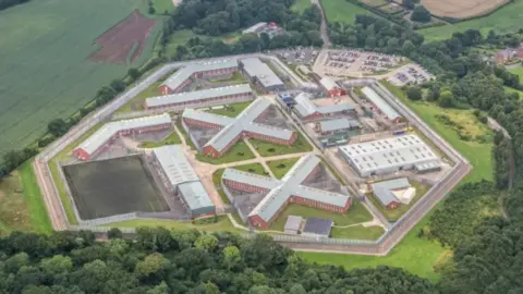 Aerial view of HMP Lowdham Grange