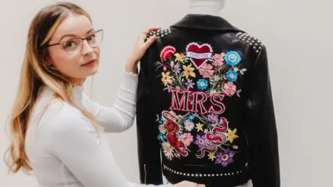 Harvey & Hugo Beth Wilson showcasing one of her other designs