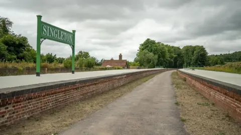 Sam Moore/South Downs National Park Authority The Singleton Station site has been renovated to pay homage to its history.