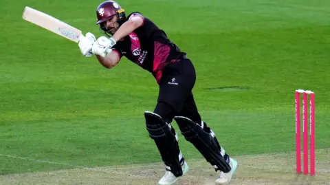 Somerset's Ben Green bats during the Vitality Blast T20 match at The Kia Oval, London. Picture date: Sunday June 2, 2024